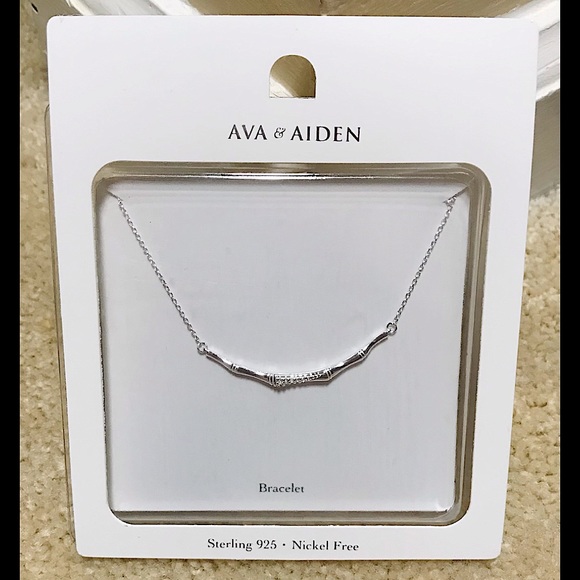 🆕🔥BRACELET 925 STERLING SILVER GORGEOUS DAINTY&SILVER/AVA&AIDEN BRAND!!NWT&NIB - Picture 4 of 15